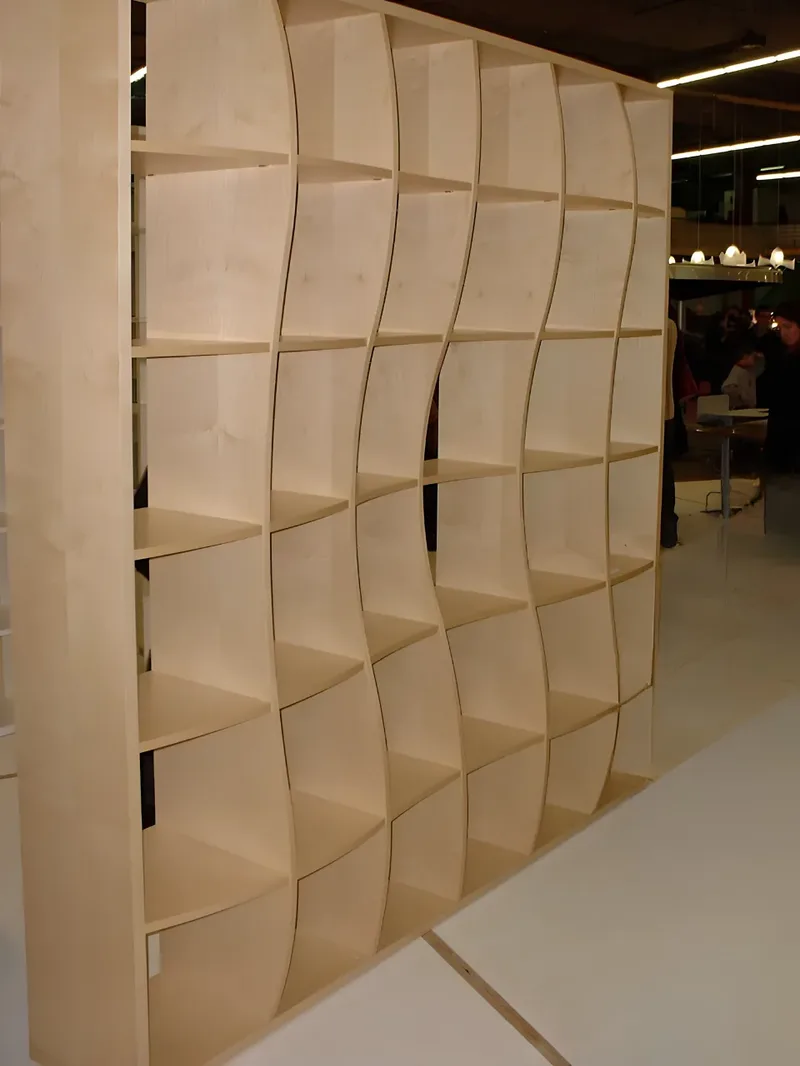 Bibliothèque à casiers - Planforet menuisier agenceur Saint-Étienne